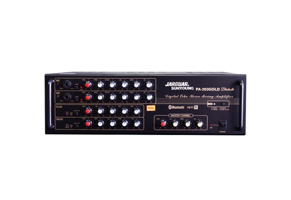 Amplifier karaoke 2 kênh Jarguar Suhyoung Pa-203 Gold Bluetooth